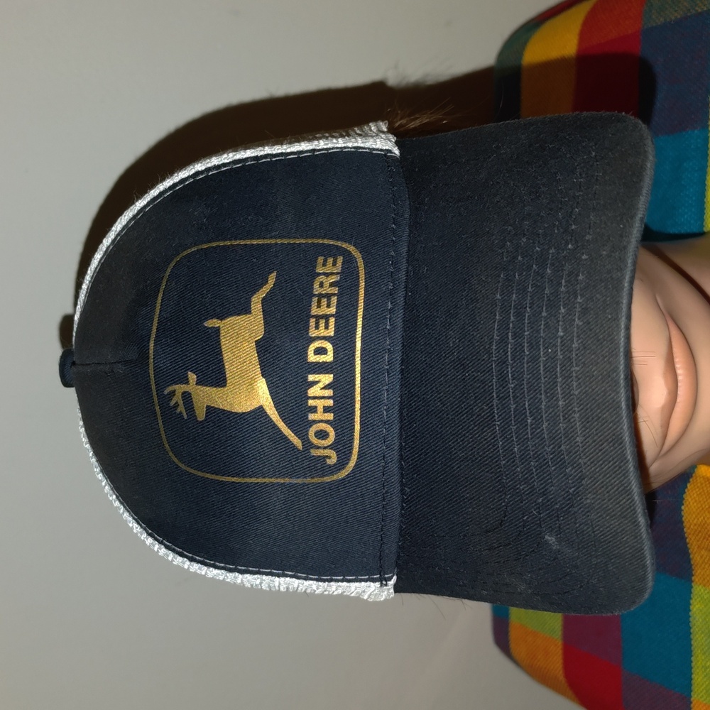 John Deere Low Profile Structured Embroidered Tru… - image 1